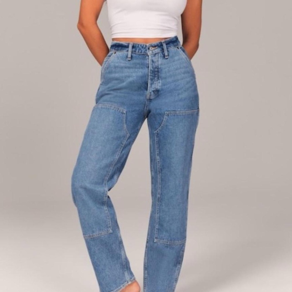 Abercrombie & Fitch Women's High Rise Blue Jeans